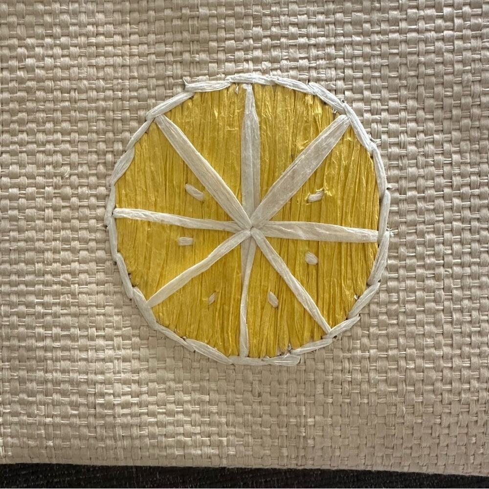 Clements Ribeiro Pop Lemon Embroidered Envelope Clutch - Picture 6 of 7